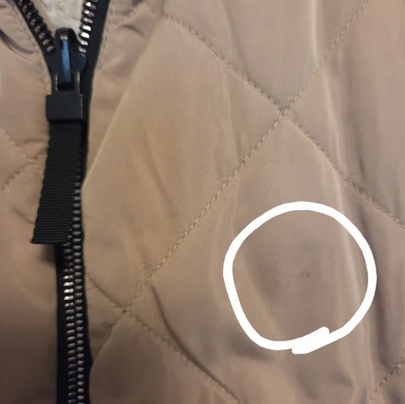 Free Country Tan Quilted Reversible Vest - Picture 5 of 8